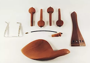 ORCHESTER XPJ-20F Pack para violin 4/4: clavijas de madera de boj, mentonera,