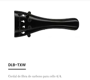 ORCHESTER DLB-TXW Cordal de fibra de carbono para cello 4/4