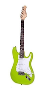 PARQUER ST100GR GUITARRA ELECTRICA TIPO STRATO VERDE C/FUNDA
