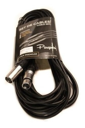 PARQUER CABM0103 CABLE MIC CANON XLR 3M - $ 8.130