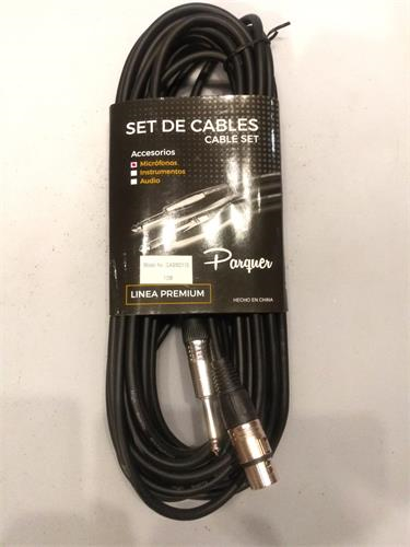 PARQUER CABM2110 XLR hembra / PLUG 10 mts - $ 13.060