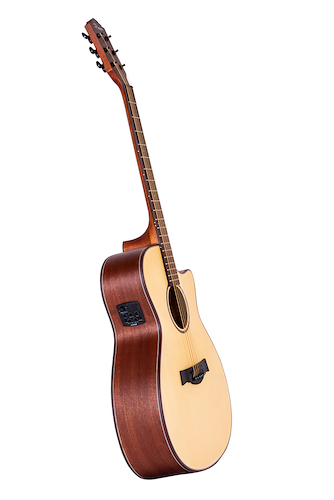 PARQUER GAC310SMEQ GUITARRA ELECTROACUSTICA CUERPO TAYLOR C/FUNDA - $ 352.490