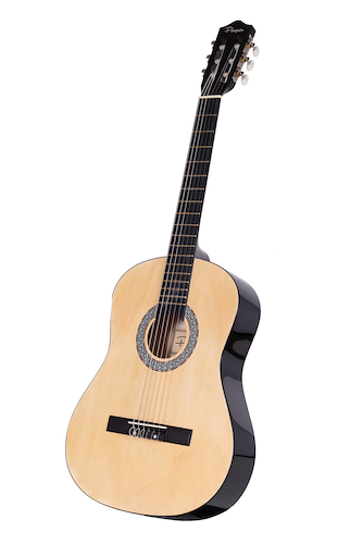 PARQUER GC838LB GUITARRA CLASICA MEDIA CAJA MARRON CLARO C/FUNDA - $ 71.600