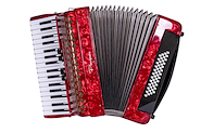 PARQUER ACORDEON SJ2011RD ACORDEON ROJO 48 BAJOS 34 LLAVES