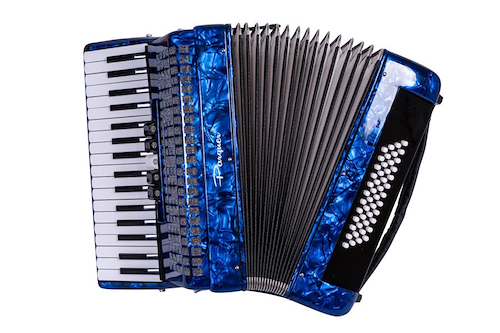 PARQUER ACORDEON SJ2011BLU ACORDEON AZUL 48 BAJOS 34 LLAVES - $ 1.358.000
