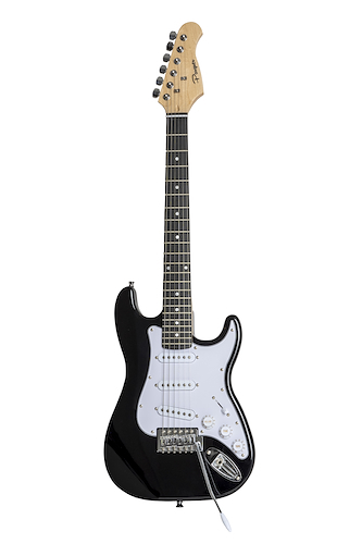 PARQUER ST610BK GUITARRA TIPO STRATO ESCALA 610MM NEGRA - $ 203.300