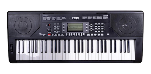 PARQUER K186BK TECLADO 61 TECLAS SENSITIVO MASTER NEGRO - $ 174.200