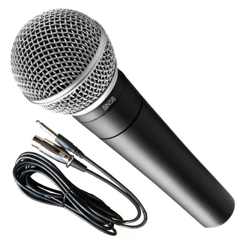PARQUER SN-58 MICROFONOS CON CABLE DINAMICO CUERPO METAL - TIPO 58 - $ 20.200
