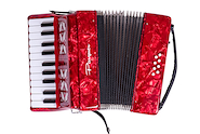 PARQUER SJ2000RD ACORDEON ROJO 8 BAJOS 22 TECLAS