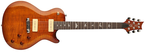 PRS SE245 SBVS Guit.Electrica P90 Soapbar Maple flame top C/ funda - $ 1.017.427