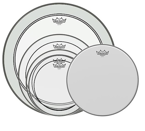 REMO Set Pinstripe Set de parches  |  5 parches  |  Pinstripe Clear - $ 233.700