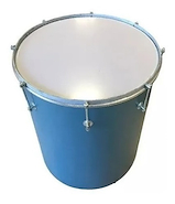 REX Zurdo 20" X 60 CM MADERA (8 TENS) Zurdo 20" X 60 cm madera (8 tens) aro acero inox c/1 parche