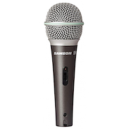 SAMSON Q-6 Microfono | Dinamico | SuperCardioide | Prof Met | c/corte|