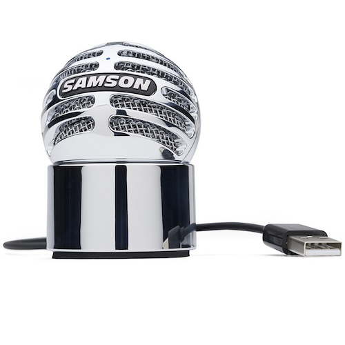 SAMSON METEORITE Microfono | USB | Diafr 14mm | ideal p/Skype/FaceTime/Youtub - $ 143.500