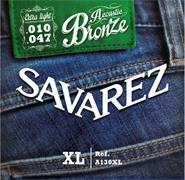 SAVAREZ A130XL ACOUSTIC BRONZE extra light 010-047 Encordado de guitarra acustica