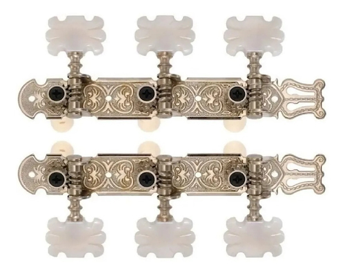 SHIMURA CLAVIJEROS 211N CROMADO Clavijero de clasica - $ 15.435