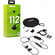 SHURE SE112-K-BT1 Auricular | Intraural | SE112 | negro  |  c/cable | con Blue