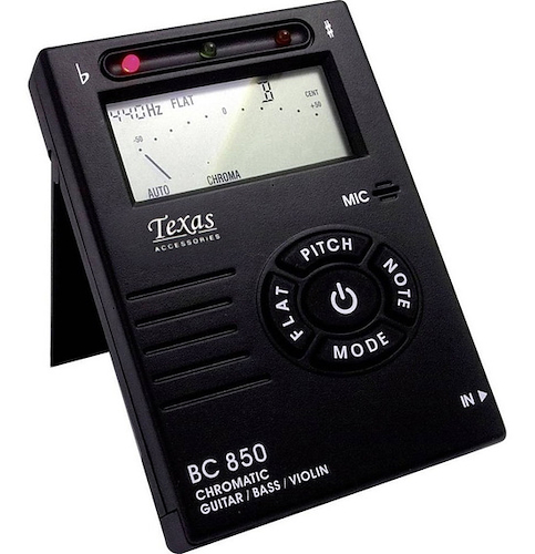 TEXAS BC-850 Afinador | Digital Cromatico | Display LCD - $ 7.328