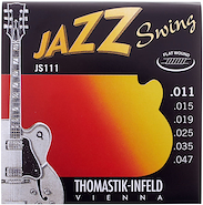 THOMASTIK JS111 encordado para guitarra electrica jazz swing 011 lisas