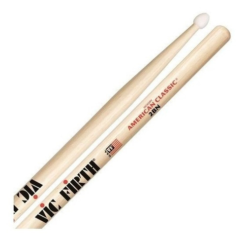 VIC FIRTH 2BN PALILLOS	American Classic 2B NYLON - $ 34.110