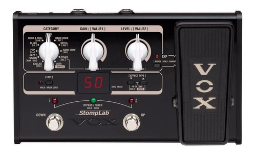 VOX STOMPLAB 2G SL2G Pedalera multiefecto p/ guitarra c/ pedal de expresion - $ 147.560
