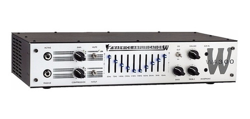 WARWICK Cabezal Bajo WA 300 Cabezal para bajo Potencia: 300 W Ecualizador de 10 bandas C - $ 944.000