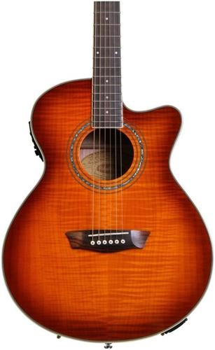 WASHBURN EA15 I Ice Tea Mini Jumbo, Flame maple top, Catalpa sides/back, Cutaway, 1/ - $ 467.825