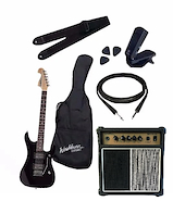 WASHBURN KIT GUITARRA ELÉCTRICA N1 + AMPLIFICADOR Kit guitarra eléctrica N1 con amplificador Washburn