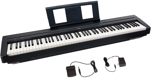 YAMAHA P45B 88 teclas Piano electrico dual /usb con pedal, atril (sin fuente) - $ 1.080.500
