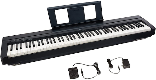 YAMAHA P45B 88 teclas Piano electrico dual /usb con pedal, atril (sin fuente) - $ 993.224