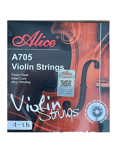 ALICE STRINGS A705-4G cuerda SOL violin G violin