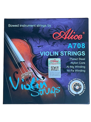 ALICE STRINGS A708-4/4 encordado perlon violin