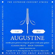 AUGUSTINE BLUE Encordado guitarra clásica HIGH TENSION