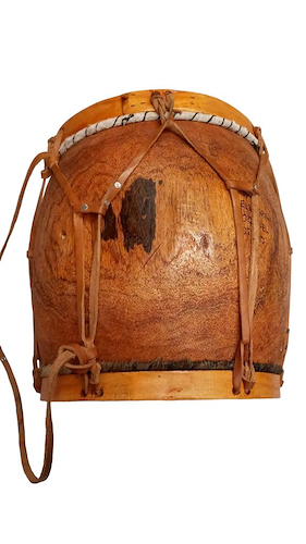 BOMBO LEGUERO SANTIAGUEÑO Luthier Arturo Luna Mediano bombo leguero mediano (tronco cavado)