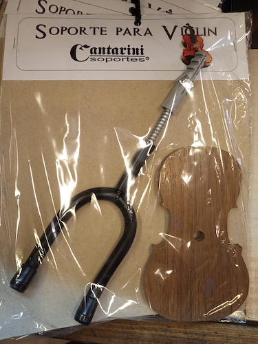 CANTARINI Soporte pared con forma de violin