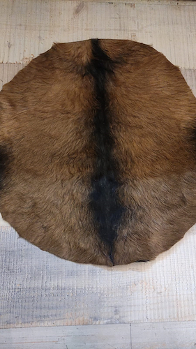 CORDOBA Cuero Parche CHIVO 50 cm Bombo 50 CM CON PELO **intermedio y finos