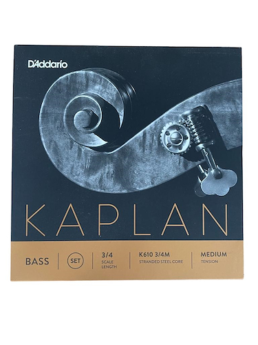 DADDARIO ORCHESTRAL K610 3/4M KAPLAN contrabajo KAPLAN BASS SET 3/4 MED