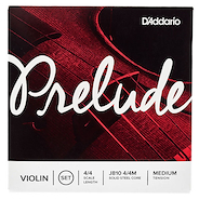 DADDARIO ORCHESTRAL J8104/4M Encordado p/Violin, 4/4, PRELUDE VIOLIN SET, Solid steel cor