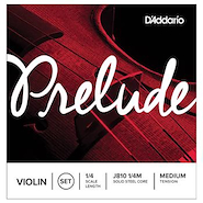 DADDARIO ORCHESTRAL J8101/4M PRELUDE violin 1/4 Encordado p/Violin, 1/4, PRELUDE VIOLIN SET, Solid steel cor