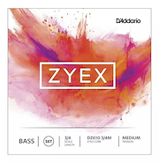 DADDARIO ORCHESTRAL DZ610 3/4M ZYEX contrabajo Encordado p/Contrabajo, 3/4, ZYEX, Hybrido, T: Med.