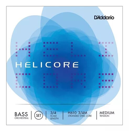 DADDARIO ORCHESTRAL H6103/4M HELICORE contrabajo Encordado p/Contrabajo, 3/4,  HELICORE, Bass Set, Multi-stra