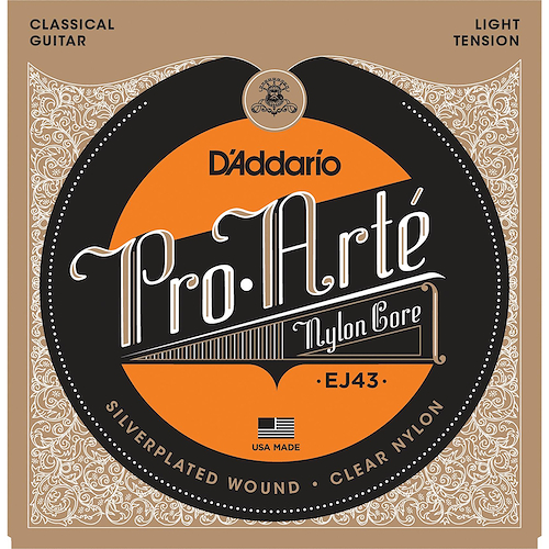 DADDARIO STRINGS EJ43 Enc. p/clásica PRO ARTE nylon, tensión Light .0275/.0317/.03