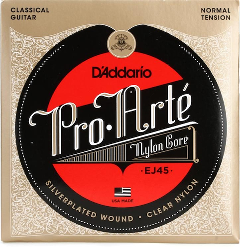 DADDARIO STRINGS EJ45 Enc. p/clásica PRO ARTE nylon, tensión normal .028/.0322/.04