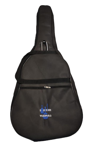 DOMINGO NUSDEO Acolchada tela no tejido 120grs. (bolsillo externo Funda para Guitarra Criolla 30L