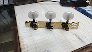 HEADMACHINE 51 CAJA Lira de lujo oro botón nácar Clavijero para guitarra Clasica Linea Nacional