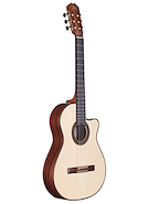 LA ALPUJARRA Mod. 86K con ECUALIZADOR FISHMAN PRESYS Guitarra de Concierto - con corte - 1/2 Caja - c/ecualizador