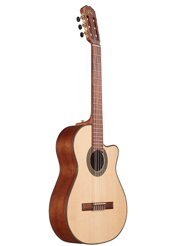LA ALPUJARRA Mod. 83K con ECUALIZADOR ARTEC EDGE-Z Guitarra de Concierto - con corte - con ecualizador