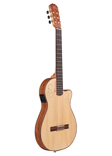 LA ALPUJARRA Mod. 300KEC con ECUALIZADOR FISHMAN INK-400 Guitarra modelo especial - Guitarra con corte - sin boca.