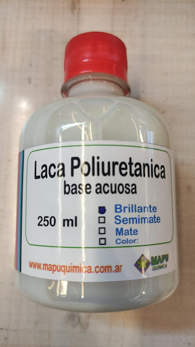 LUTHIER Laca poliuretánica acuosa x 250ml BRILLANTE