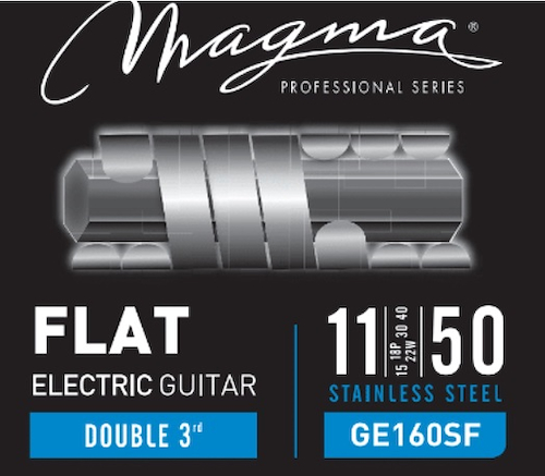 MAGMA GE160SF SET Strings MAGMA GUIT-ELEC S.S. FLAT .011